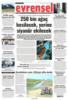 EVRENSEL 23 Şubat 2026 gazete manşeti