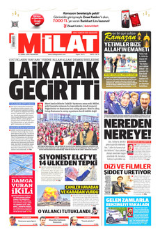 MİLAT 23 Şubat 2026 gazete manşeti