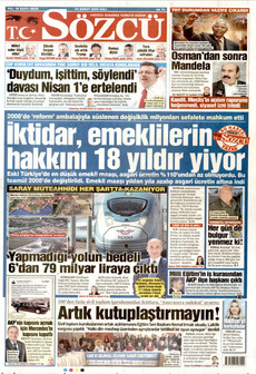 SÖZCÜ 24 Şubat 2026 gazete manşeti