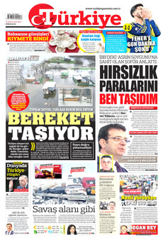 TÜRKİYE GAZETESİ 24 Şubat 2026 gazete manşeti
