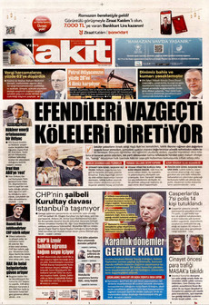 YENİ AKİT 24 Şubat 2026 gazete manşeti
