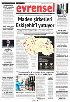 EVRENSEL 24 Şubat 2026 gazete manşeti