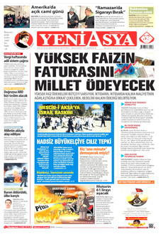 YENİ ASYA 24 Şubat 2026 gazete manşeti