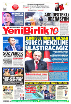 YENİBİRLİK 24 Şubat 2026 gazete manşeti