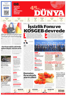 DÜNYA 24 Şubat 2026 gazete manşeti