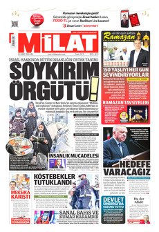 MİLAT 24 Şubat 2026 gazete manşeti