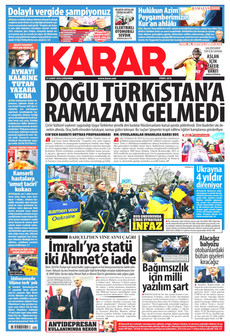 KARAR 25 Şubat 2026 gazete manşeti