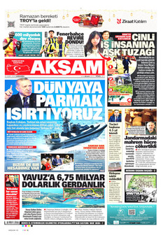 AKŞAM 25 Şubat 2026 gazete manşeti