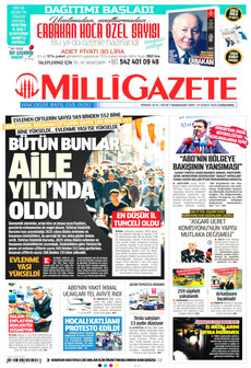 MİLLİ GAZETE 25 Şubat 2026 gazete manşeti