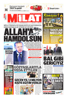 MİLAT 25 Şubat 2026 gazete manşeti