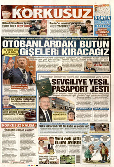 KORKUSUZ 25 Şubat 2026 gazete manşeti