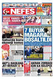 NEFES 26 Şubat 2026 gazete manşeti