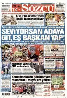 SÖZCÜ 26 Şubat 2026 gazete manşeti