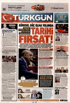 TÜRKGÜN 26 Şubat 2026 gazete manşeti