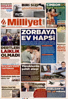 MİLLİYET 26 Şubat 2026 gazete manşeti