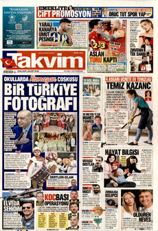TAKVİM 26 Şubat 2026 gazete manşeti
