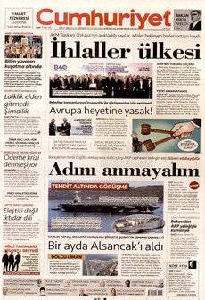CUMHURİYET 27 Şubat 2026 gazete manşeti