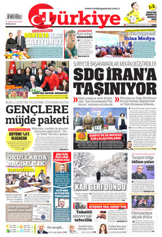 TÜRKİYE GAZETESİ 27 Şubat 2026 gazete manşeti