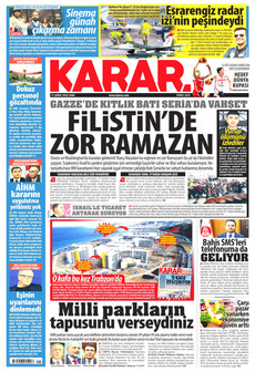 KARAR 27 Şubat 2026 gazete manşeti