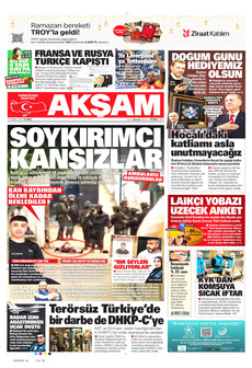 AKŞAM 27 Şubat 2026 gazete manşeti