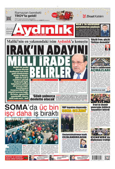 AYDINLIK GAZETESİ 27 Şubat 2026 gazete manşeti