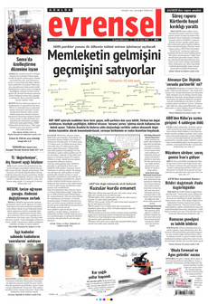 EVRENSEL 27 Şubat 2026 gazete manşeti