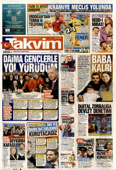 TAKVİM 27 Şubat 2026 gazete manşeti