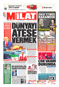 MİLAT 27 Şubat 2026 gazete manşeti