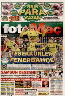 FOTOMAÇ 27 Şubat 2026 gazete manşeti