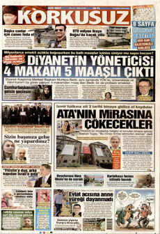 KORKUSUZ 27 Şubat 2026 gazete manşeti