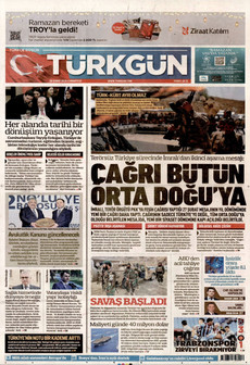 TÜRKGÜN 28 Şubat 2026 gazete manşeti