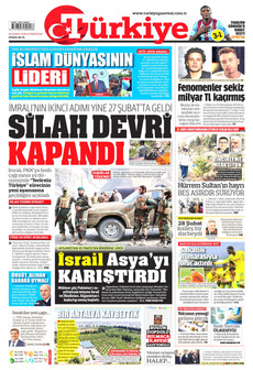 TÜRKİYE GAZETESİ 28 Şubat 2026 gazete manşeti