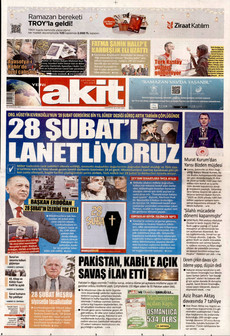 YENİ AKİT 28 Şubat 2026 gazete manşeti