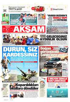 AKŞAM 28 Şubat 2026 gazete manşeti