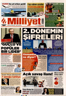 MİLLİYET 28 Şubat 2026 gazete manşeti