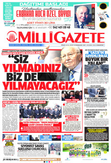 MİLLİ GAZETE 28 Şubat 2026 gazete manşeti