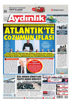 AYDINLIK GAZETESİ 28 Şubat 2026 gazete manşeti