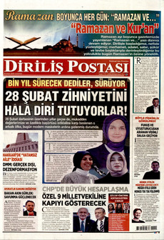 DİRİLİŞ POSTASI 28 Şubat 2026 gazete manşeti