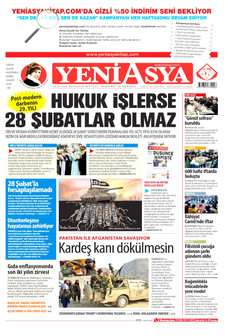 YENİ ASYA 28 Şubat 2026 gazete manşeti