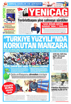 YENİÇAĞ 28 Şubat 2026 gazete manşeti