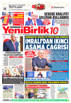 YENİBİRLİK 28 Şubat 2026 gazete manşeti