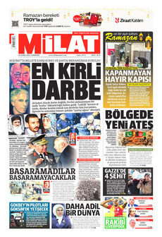 MİLAT 28 Şubat 2026 gazete manşeti