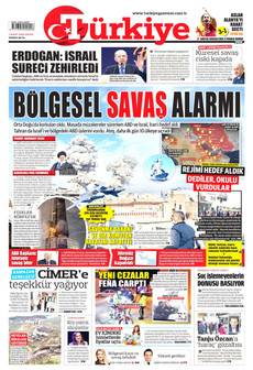 TÜRKİYE GAZETESİ 1 Mart 2026 gazete manşeti