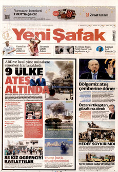 YENİ ŞAFAK 1 Mart 2026 gazete manşeti