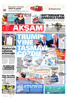 AKŞAM 1 Mart 2026 gazete manşeti