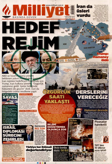 MİLLİYET 1 Mart 2026 gazete manşeti