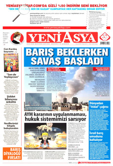 YENİ ASYA 1 Mart 2026 gazete manşeti