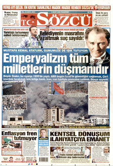 SÖZCÜ 2 Mart 2026 gazete manşeti