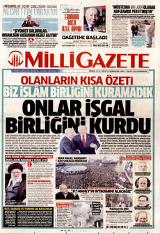 MİLLİ GAZETE 2 Mart 2026 gazete manşeti