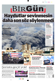 BİRGÜN 2 Mart 2026 gazete manşeti